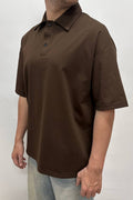 Polo Filo Scozia Marrone