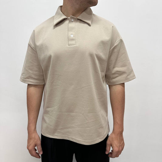 Polo Filo Scozia Beige