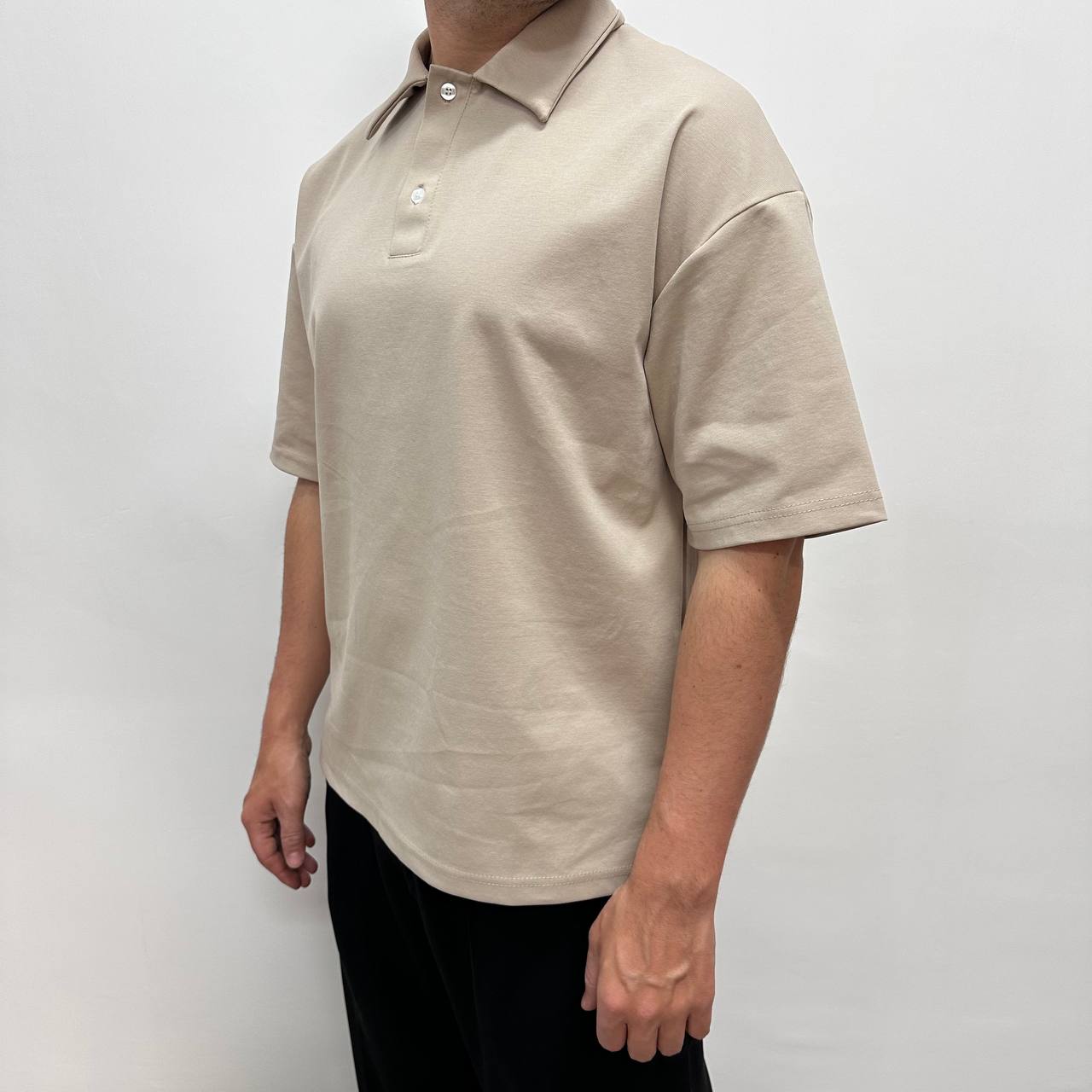 Polo Filo Scozia Beige