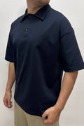 Polo Filo Di Scozia Blu