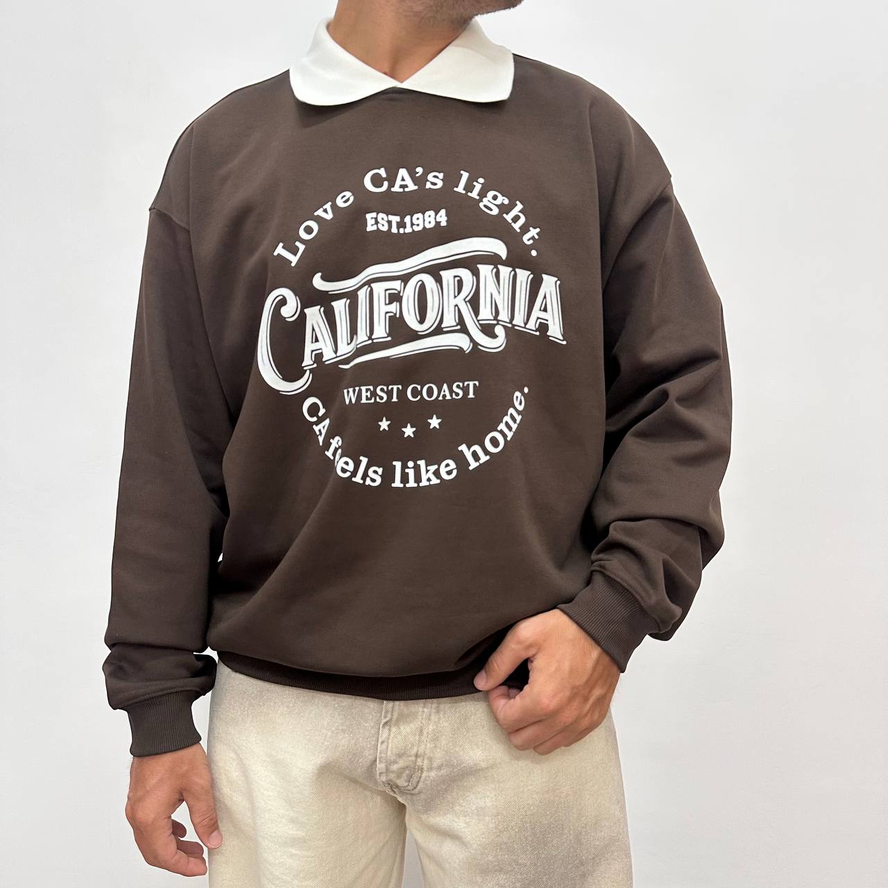 Polo California Marrone