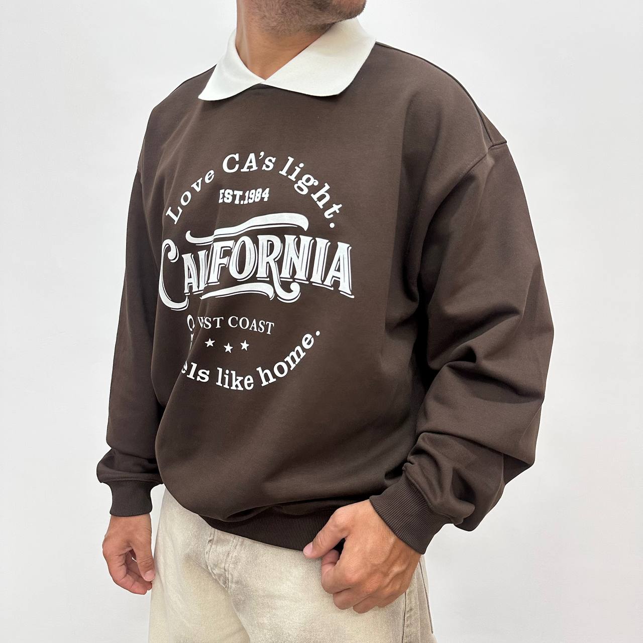 Polo California Marrone