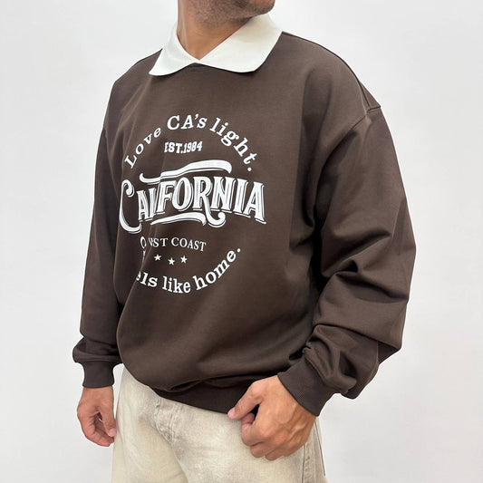 Polo California Marrone