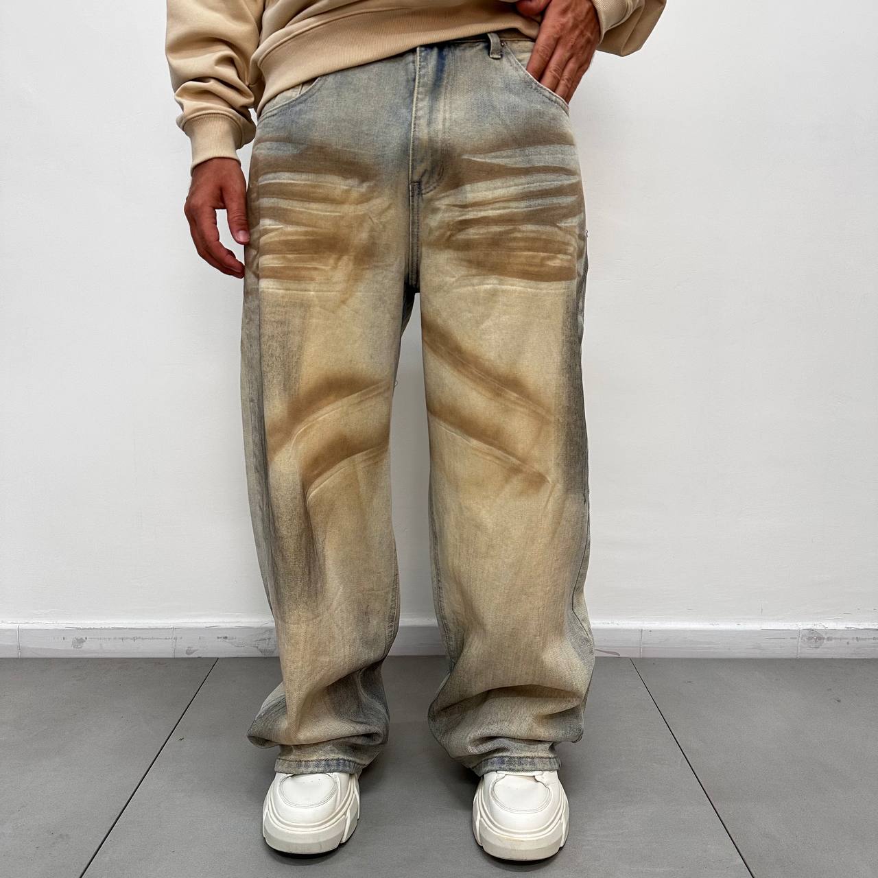 Jeans Baggy Stain