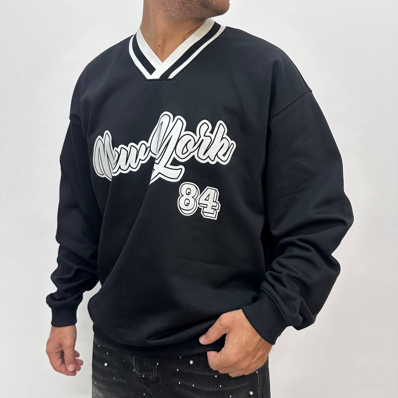 Pullover America Nero