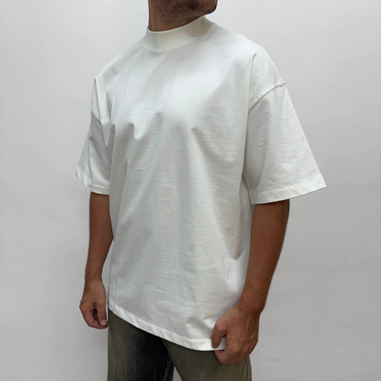 Shirt mezzocollo bianca
