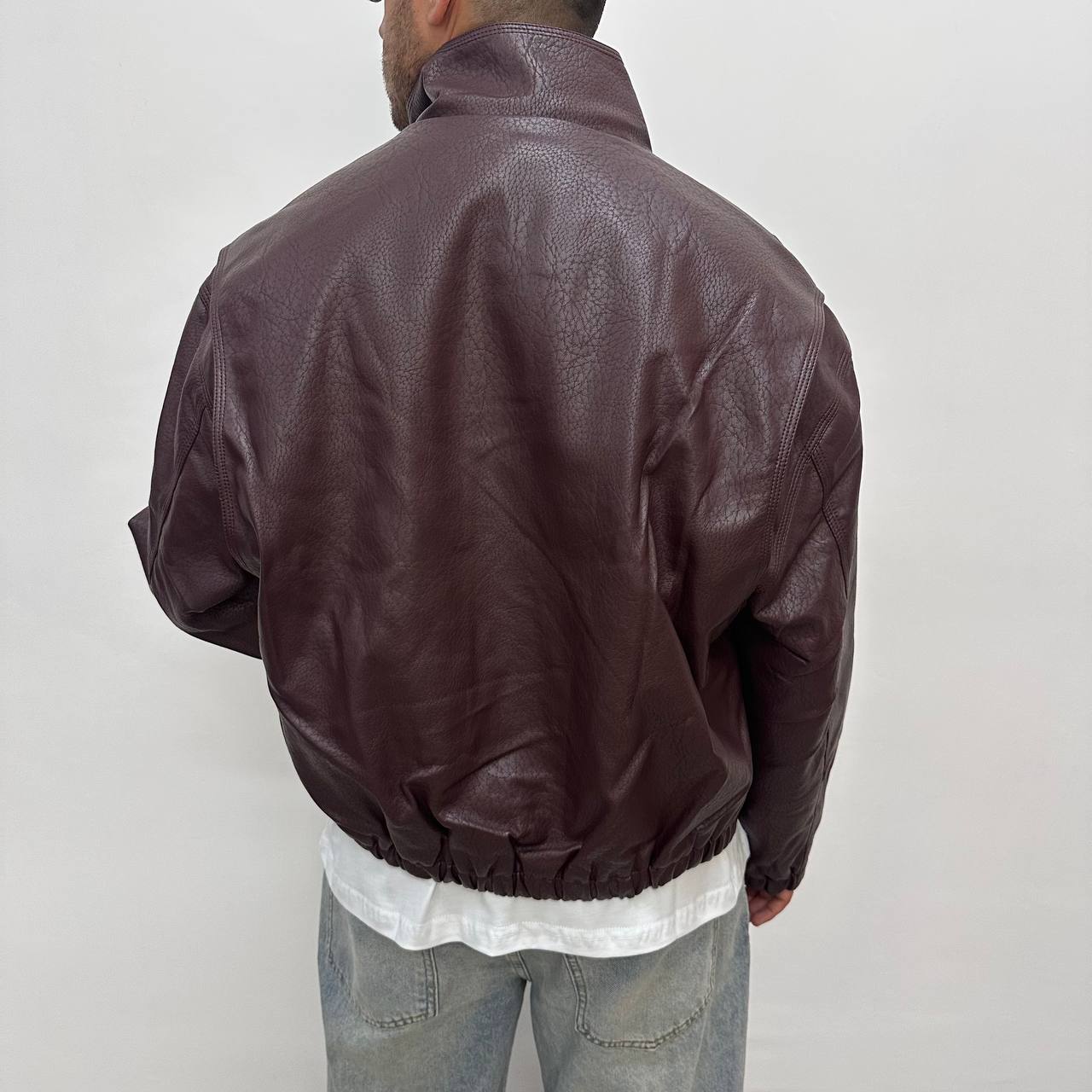 Jacket Crop Bordeaux