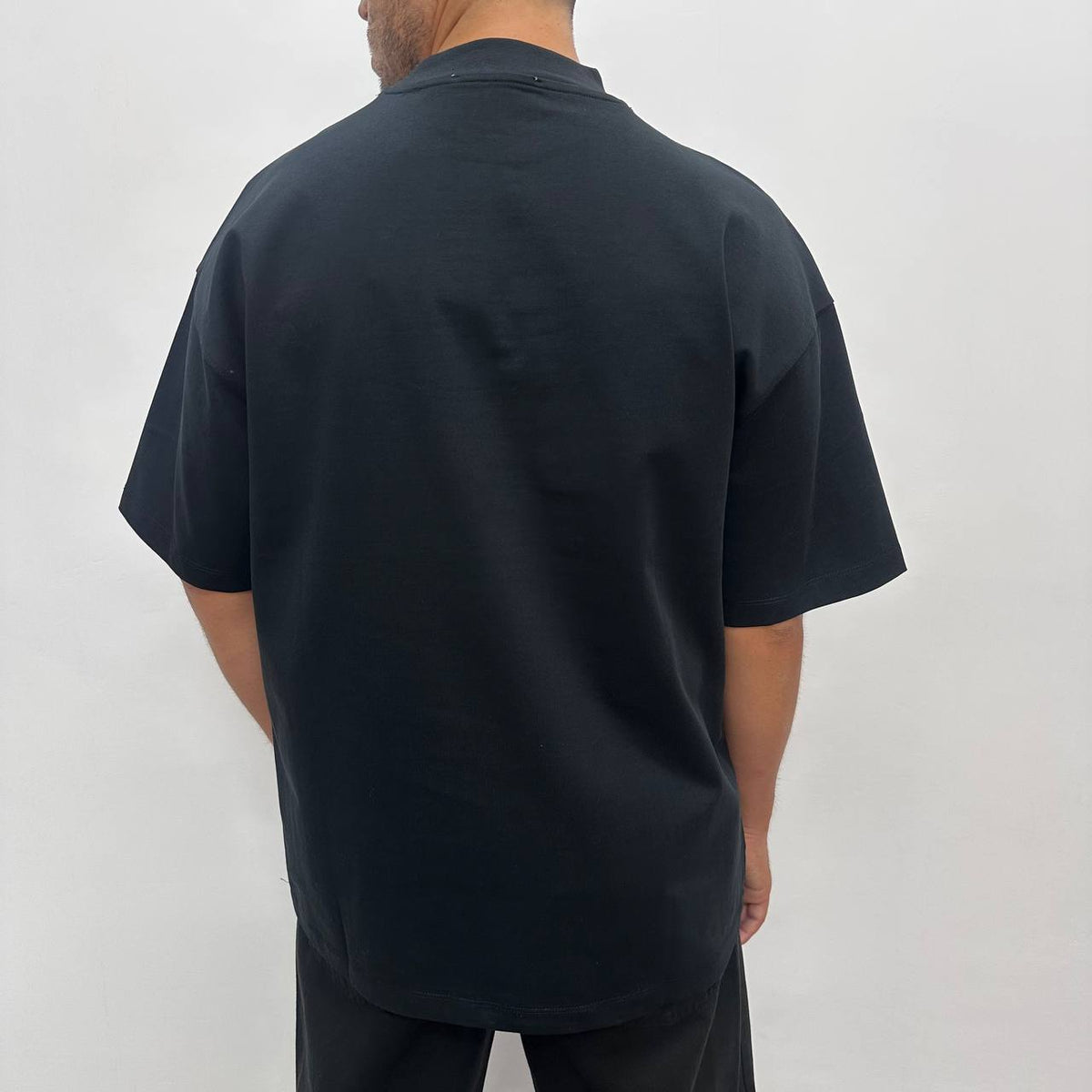 Shirt mezzocollo nera