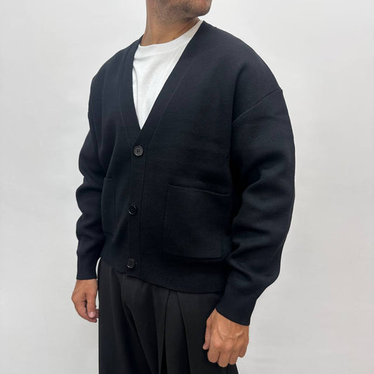 Cardigan Strutturato nero