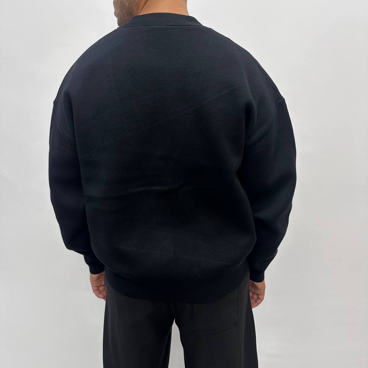 Cardigan Strutturato nero