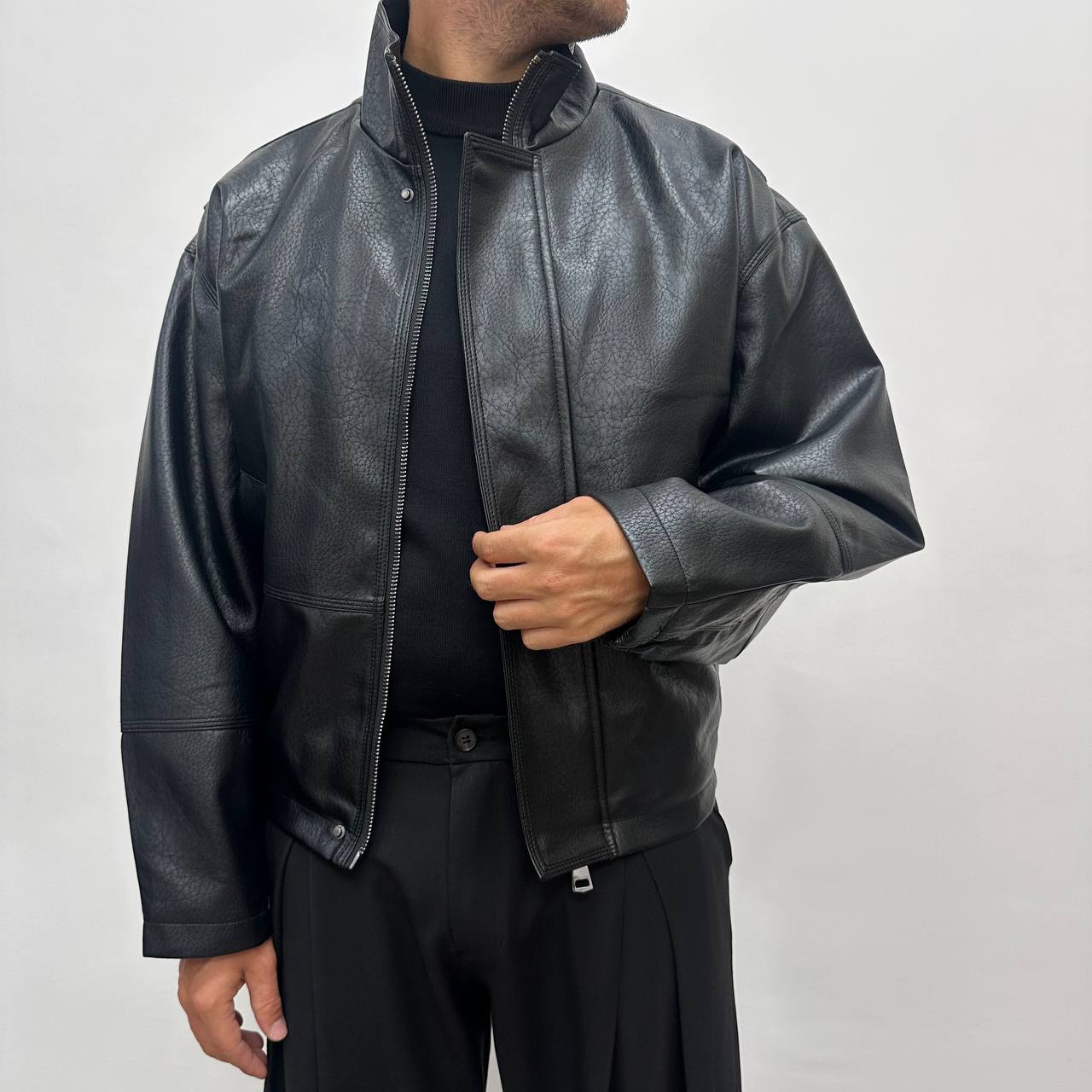 Jacket Crop Black