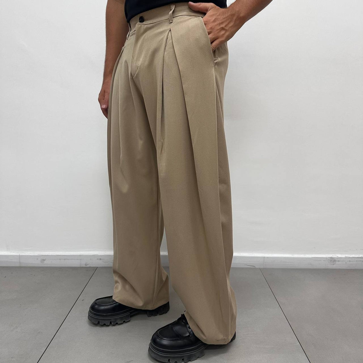 Pantalone Balloon Beige
