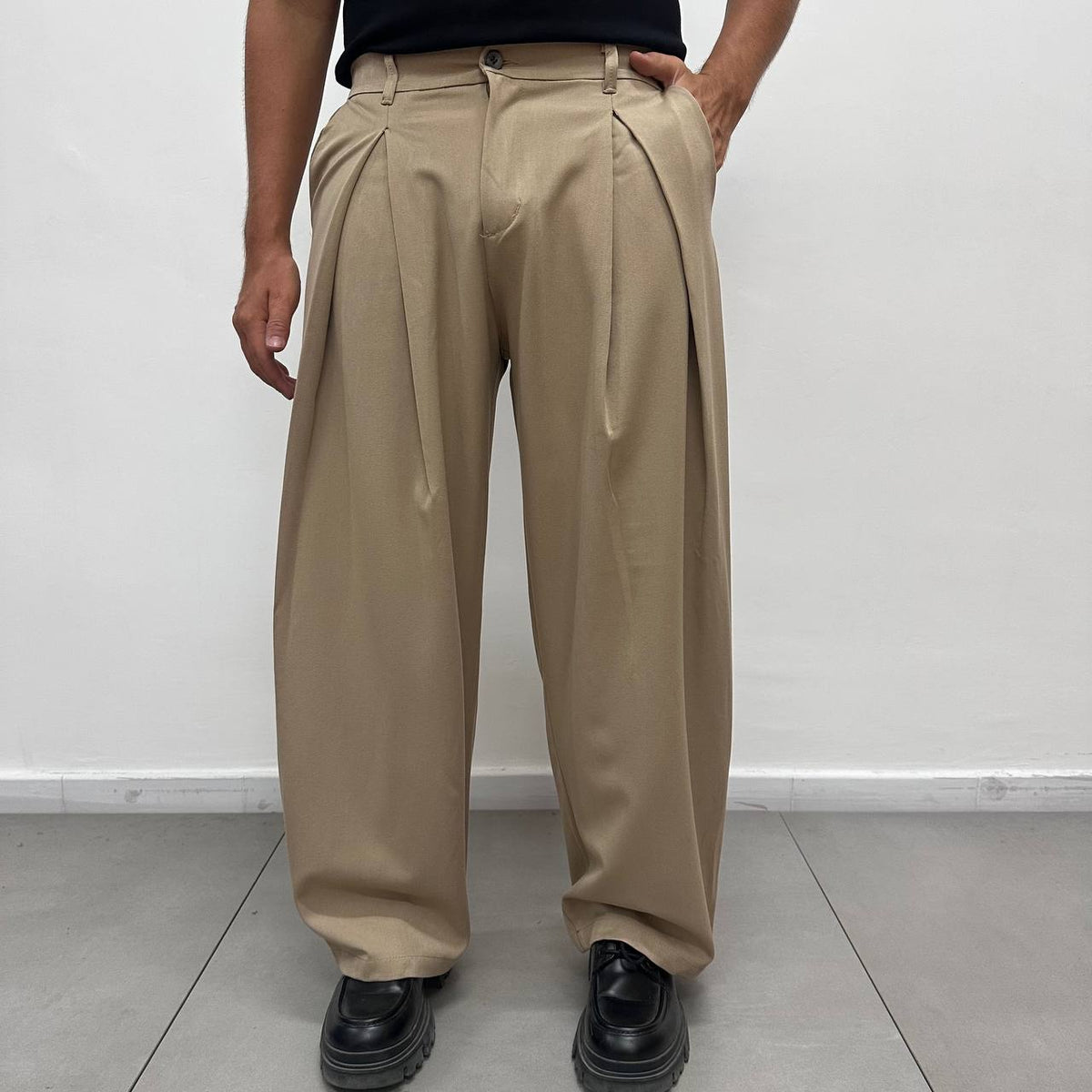 Pantalone Balloon Beige
