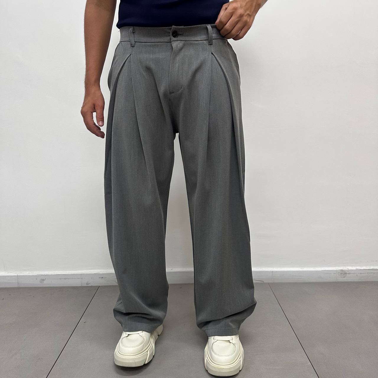 Pantalone Balloon Grigio