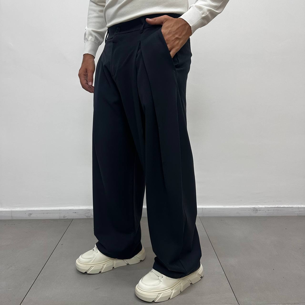 Pantalone Balloon Blu