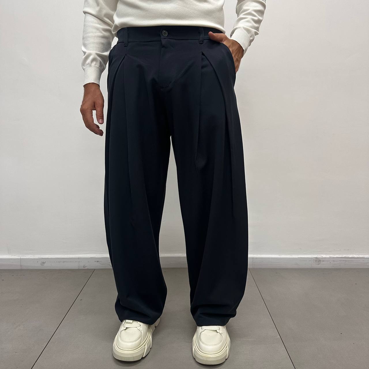 Pantalone Balloon Blu