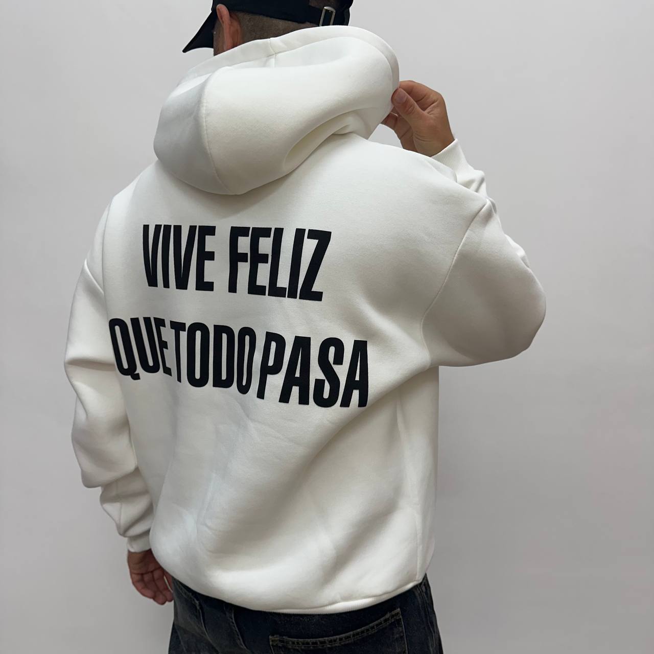 Felpa Viva Feliz Bianca