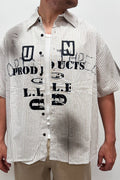 Camicia Over Production Beige