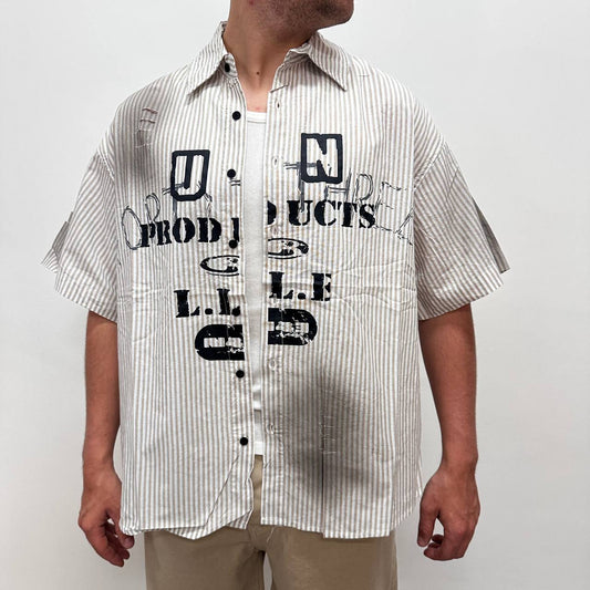 Camicia Over Production Beige