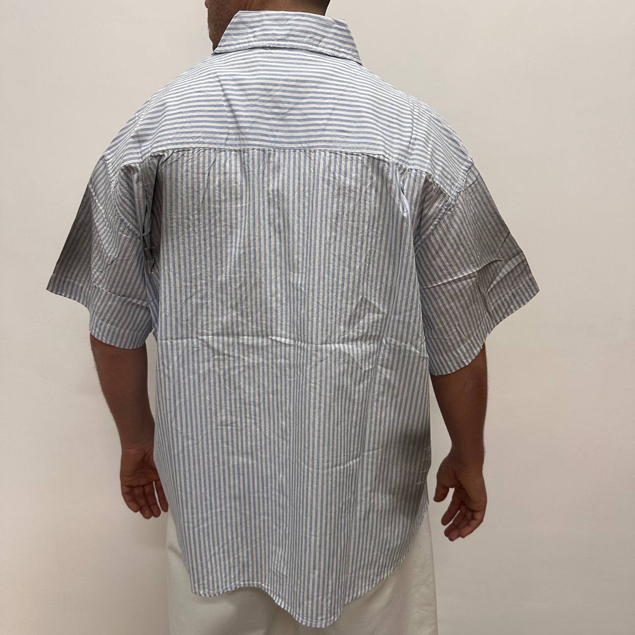 Camicia Over Production Celeste