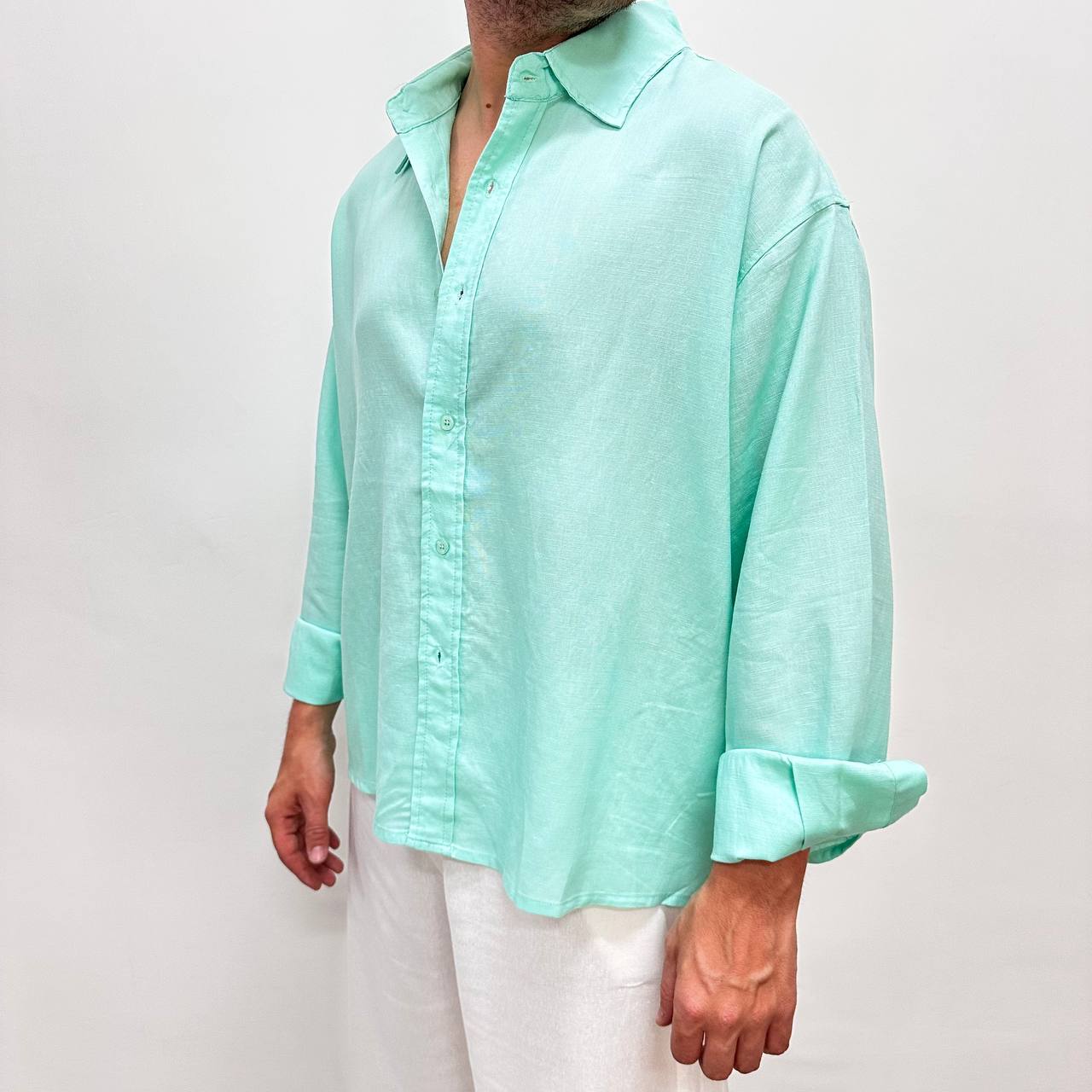 Camicia Summer Verde Acqua