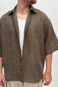 Camicia Cuba Marrone