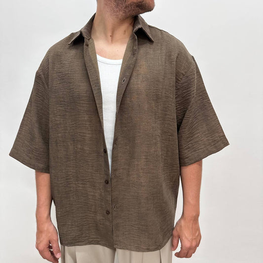 Camicia Formentera Marrone