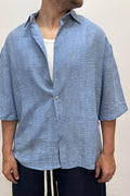 Camicia Cuba Celeste