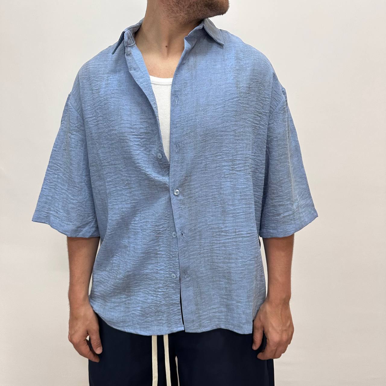 Camicia Formentera Celeste