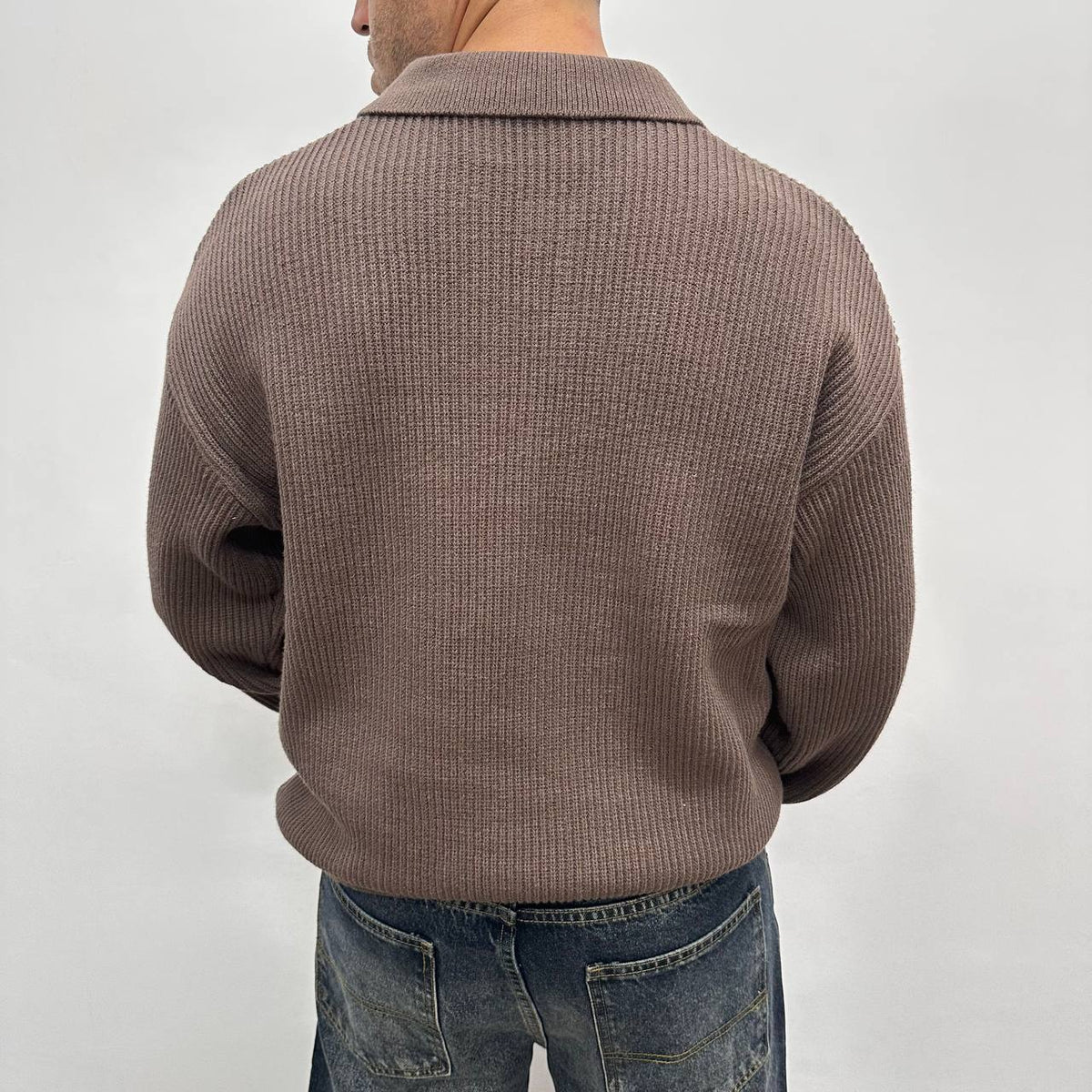 Polo One Botton Marrone