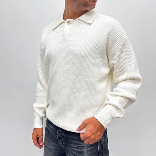 Polo One Botton Bianca