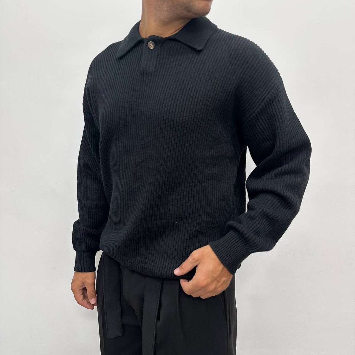 Polo One Botton Nera