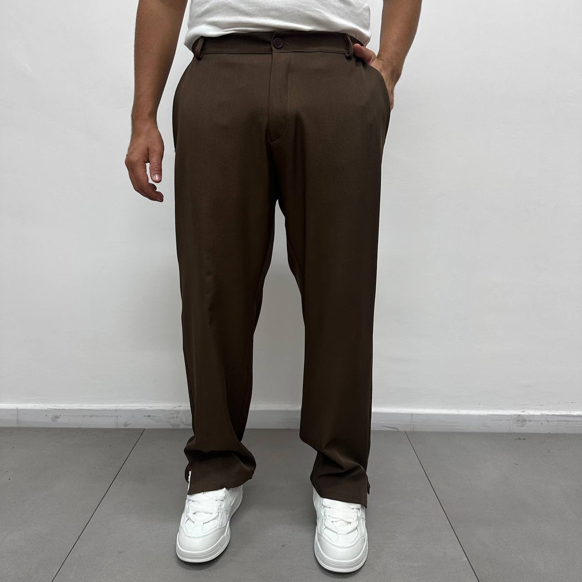 PANT.SIMPLY SPACCHETTI MARRONE