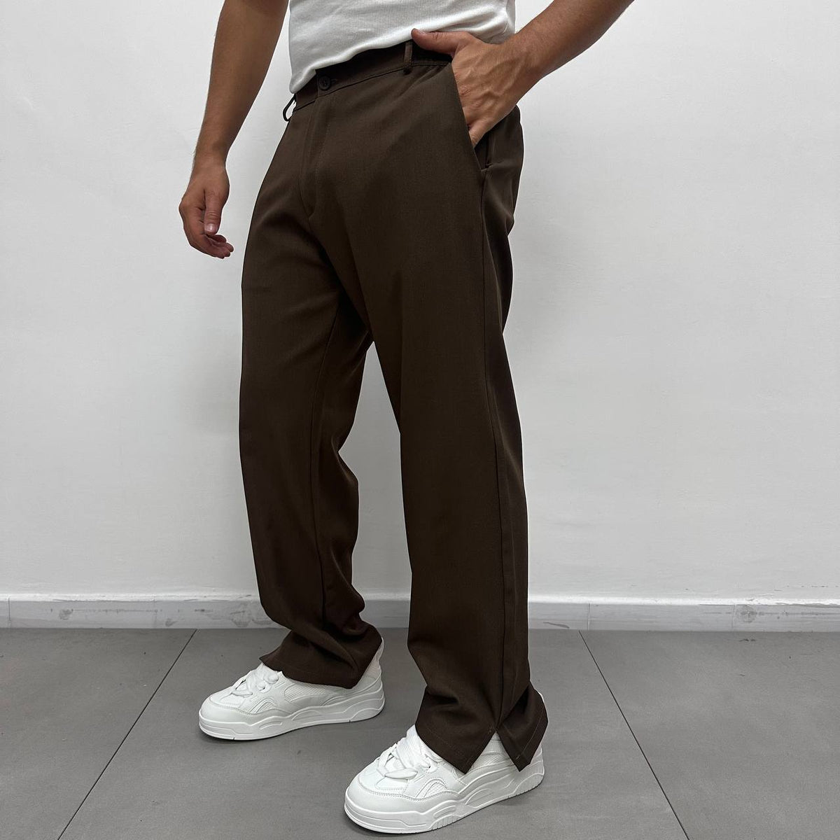 PANT.SIMPLY SPACCHETTI MARRONE