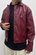 JACKET ECOPELLE BORDEAUX
