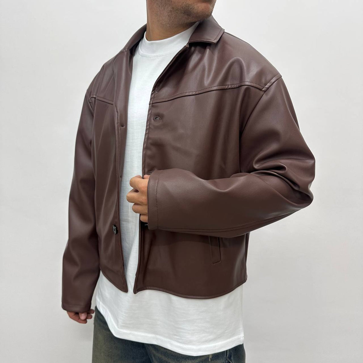JACKT ECOPELLE BROWN