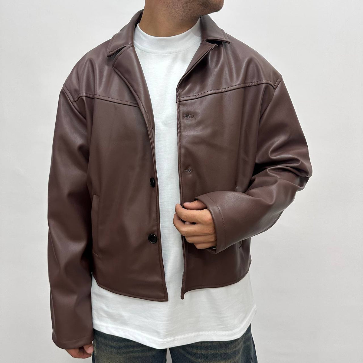 JACKT ECOPELLE BROWN