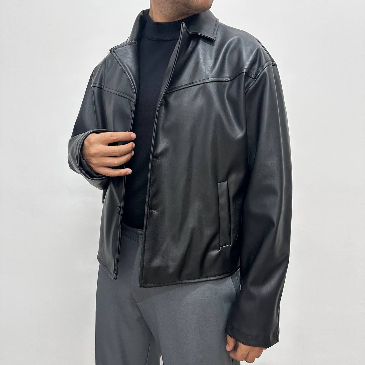 JACKET ECOPELLE BLACK