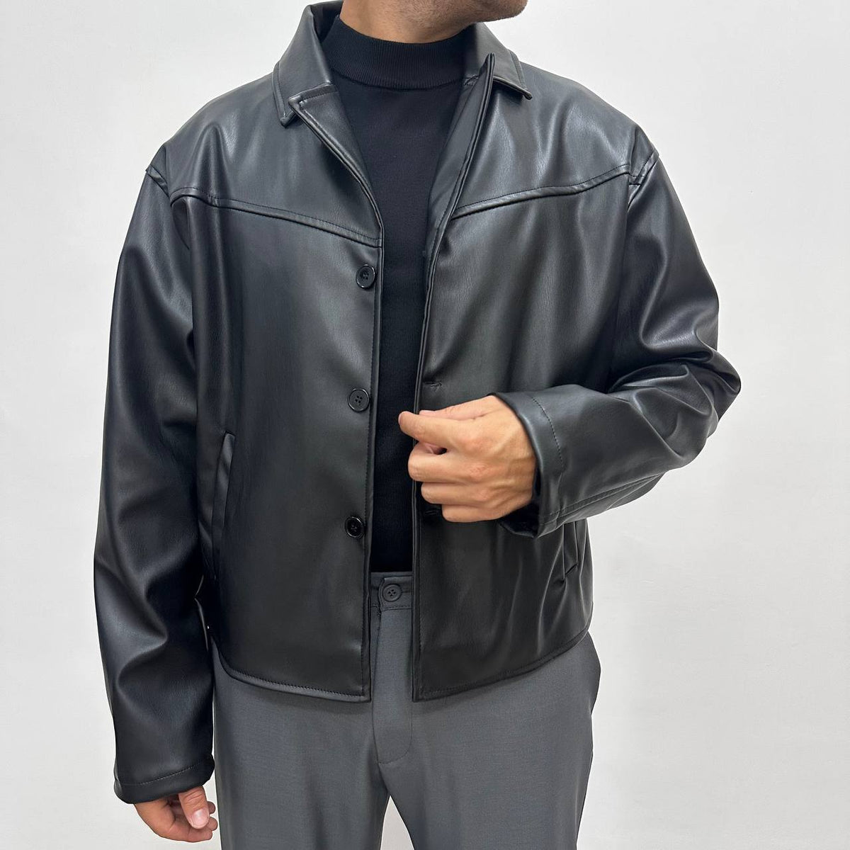 JACKET ECOPELLE BLACK
