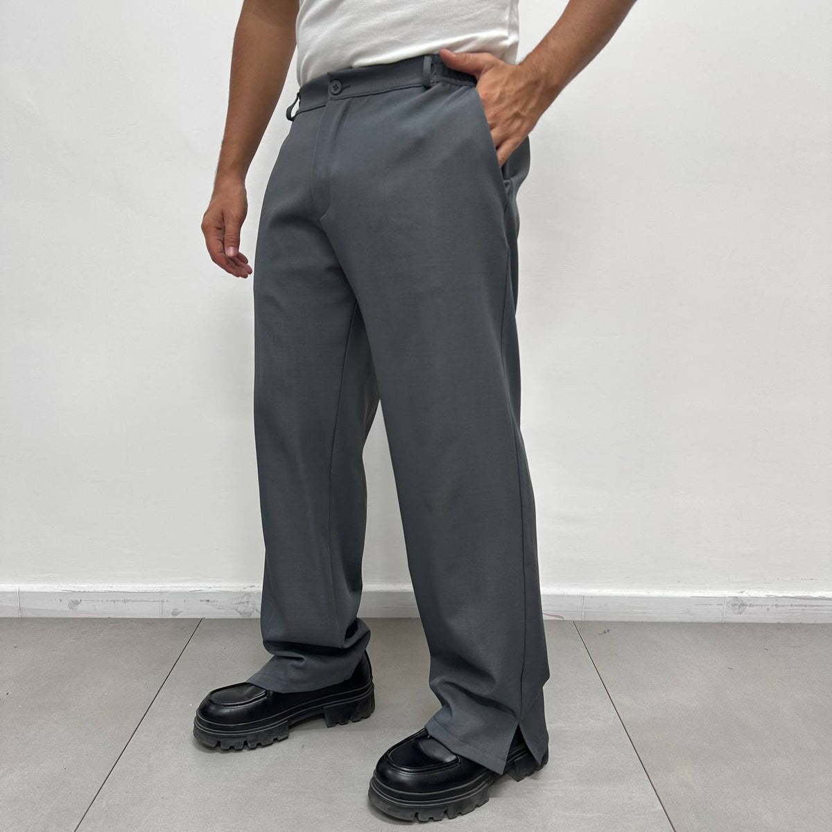 PANT.SIMPLY SPACCHETTI GRIGIO