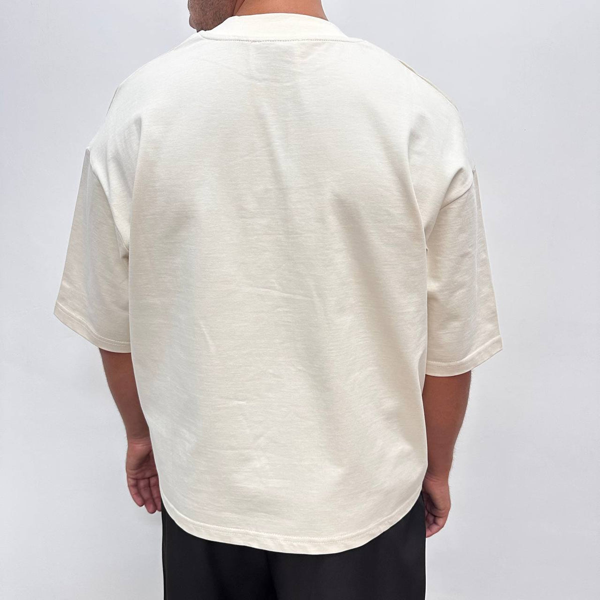 T-SHIRT CROP BEIGE