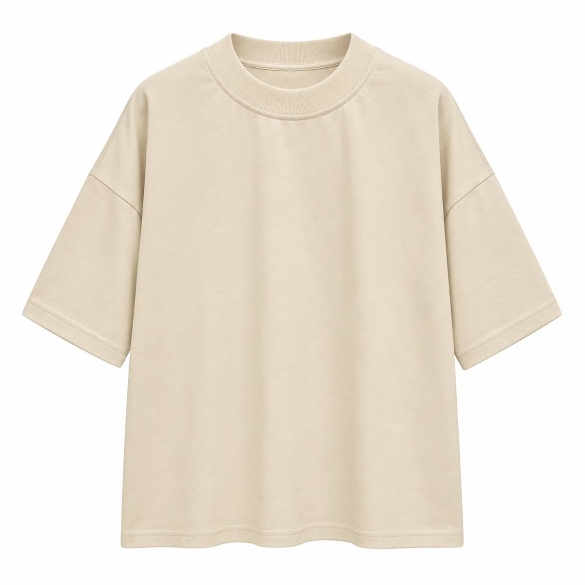 T-SHIRT CROP BEIGE
