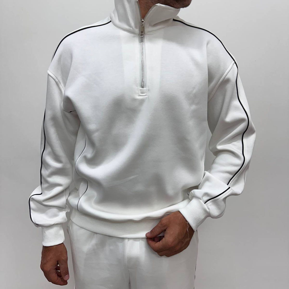 TRACKSUIT ZIP WHITE