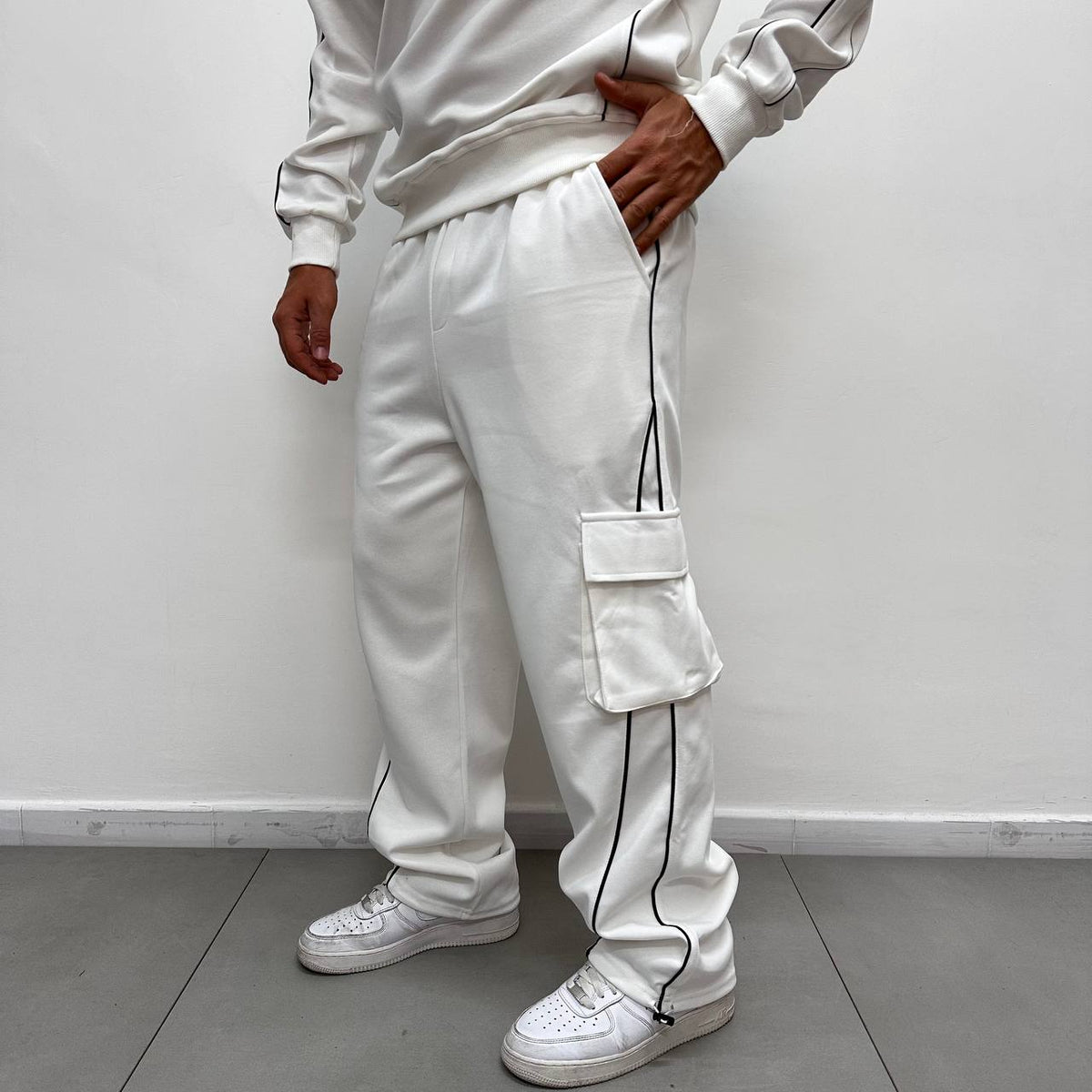 TRACKSUIT ZIP WHITE