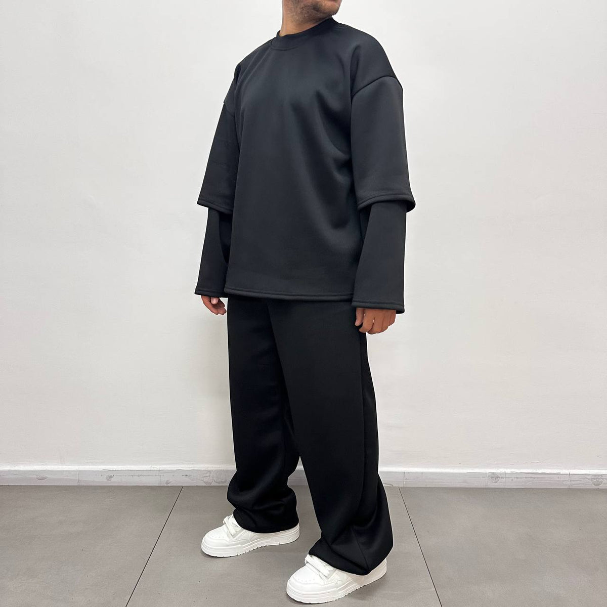 TRACKSUIT SCUBA PIQUE' NERA