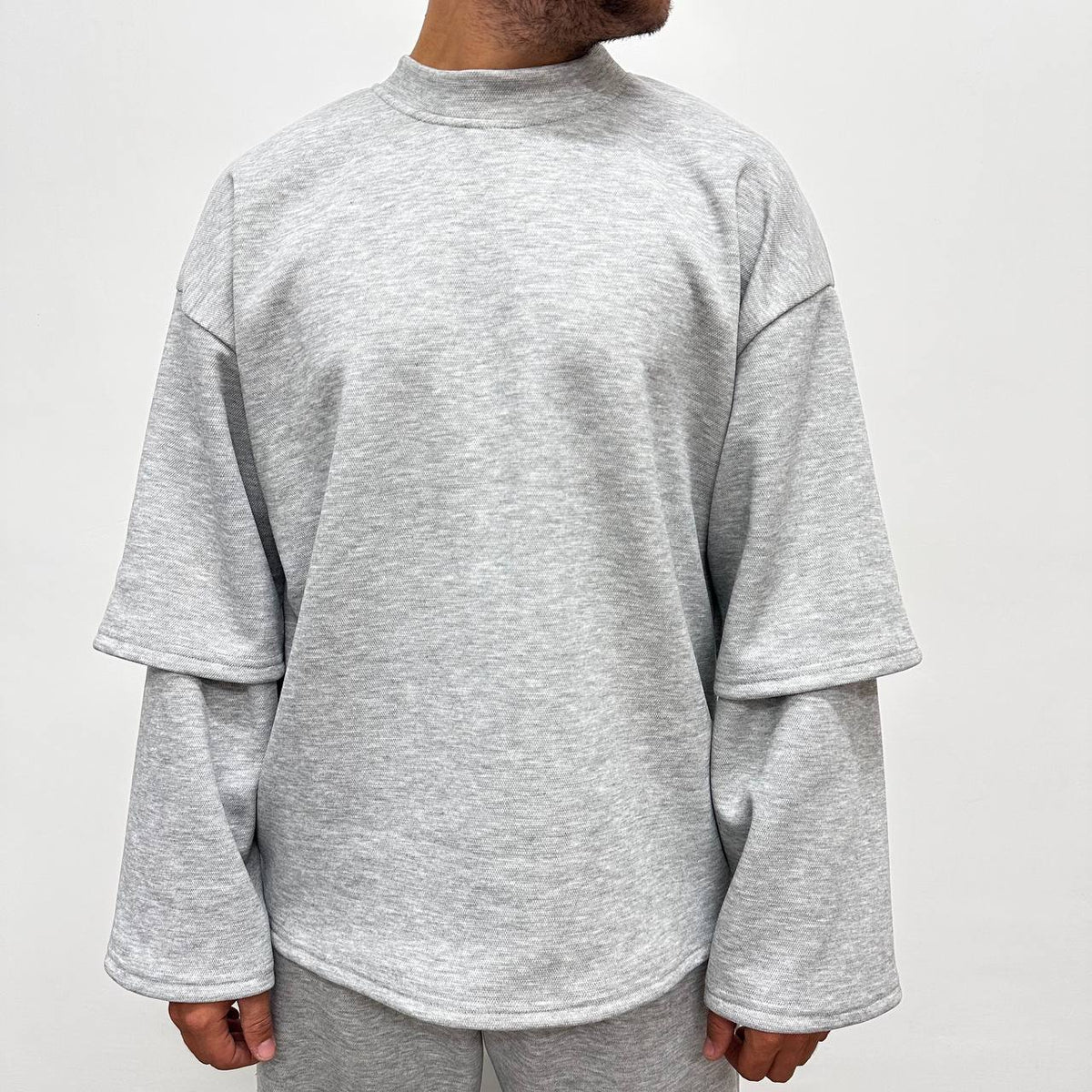 TRACKSUIT SCUBA PIQUE' GRIGIA