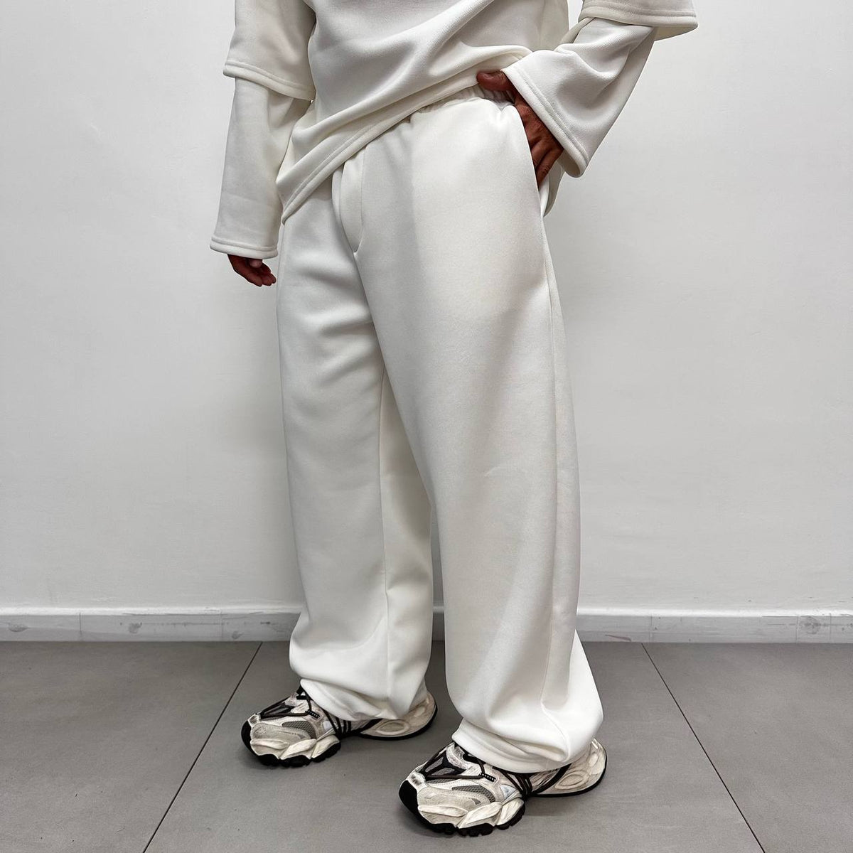 TRACKSUIT SCUBA PIQUE' BIANCA