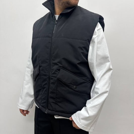 SMANICATO PUFFER NERO