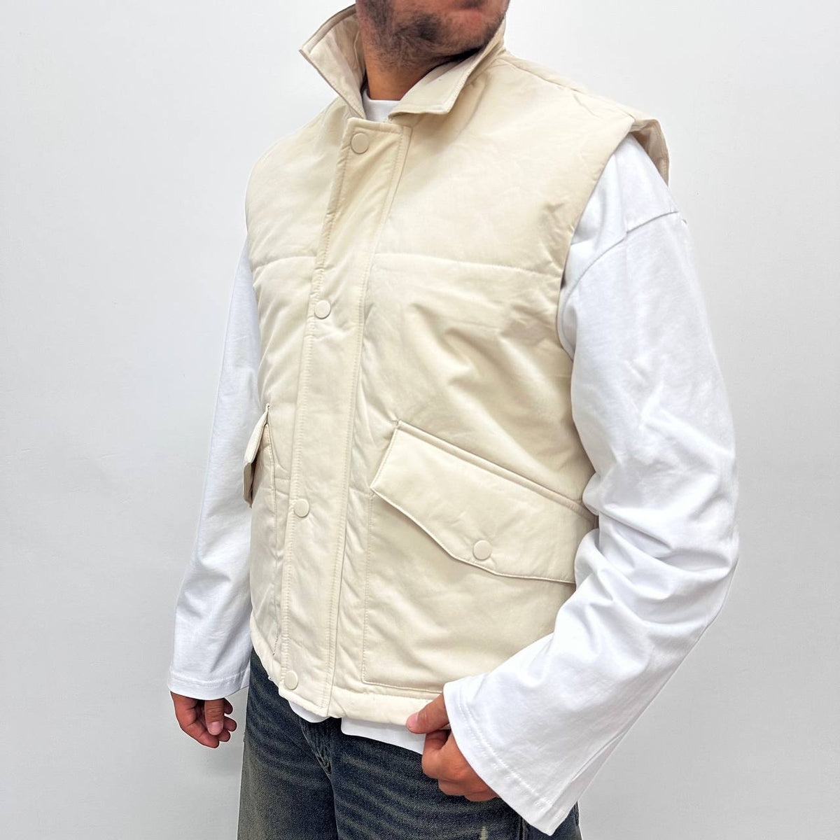 SMANICATO PUFFER BEIGE