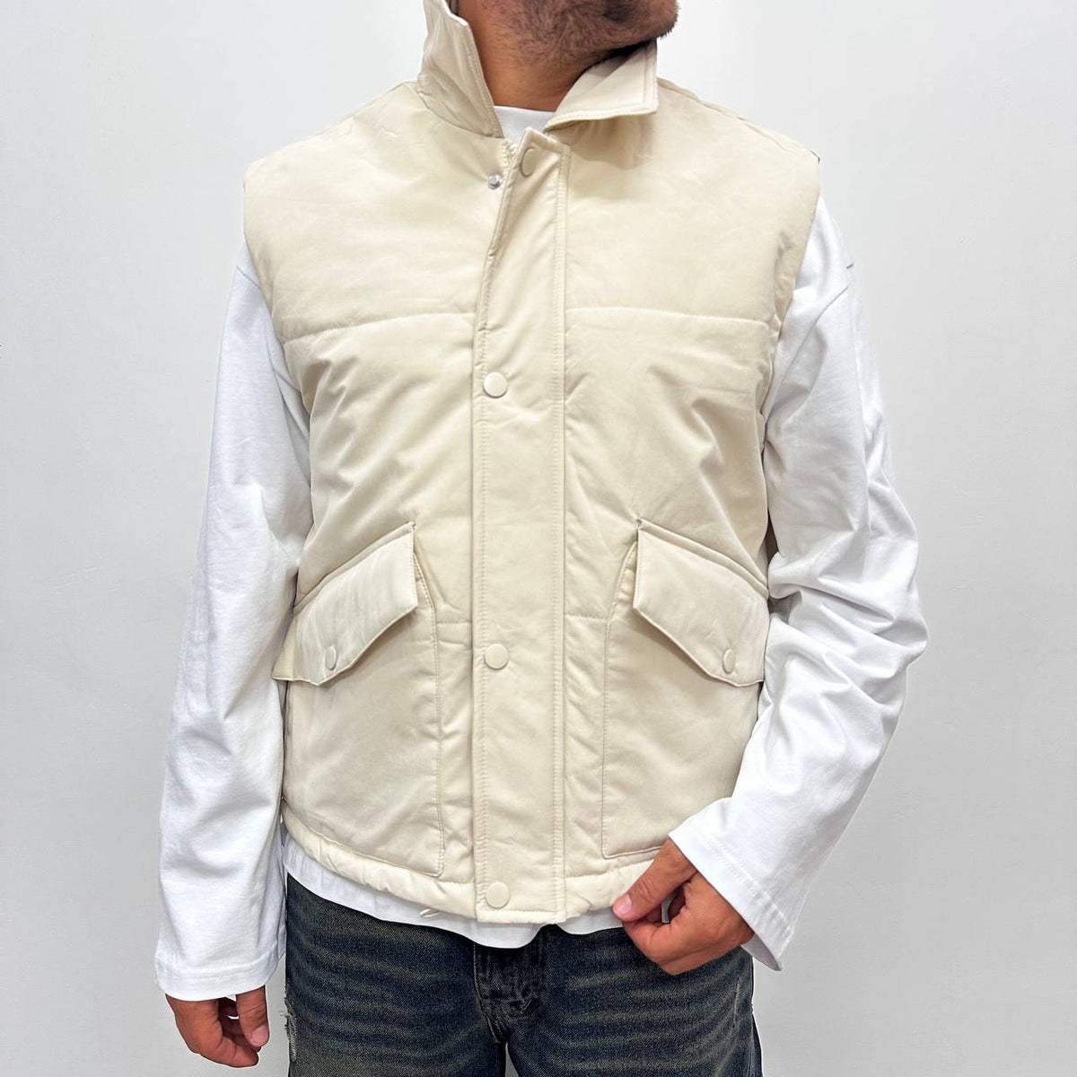 SMANICATO PUFFER BEIGE